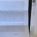 Alex's letter