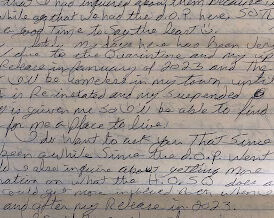Handwritten letter in cursive script detailing personal reflections and memories.