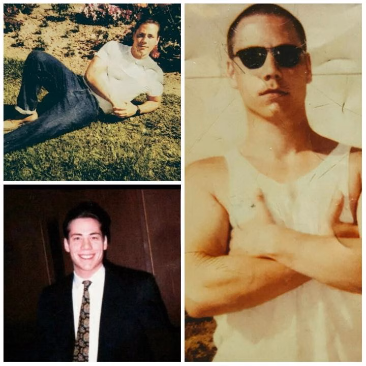 4984042034205944588 A collage of four photos of Jason, 53, showing him in different settings and attire.